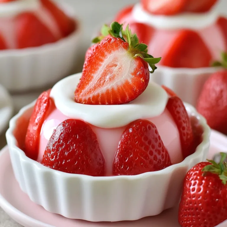 Delicious Easy Strawberry Greek Yogurt Jello Recipe
