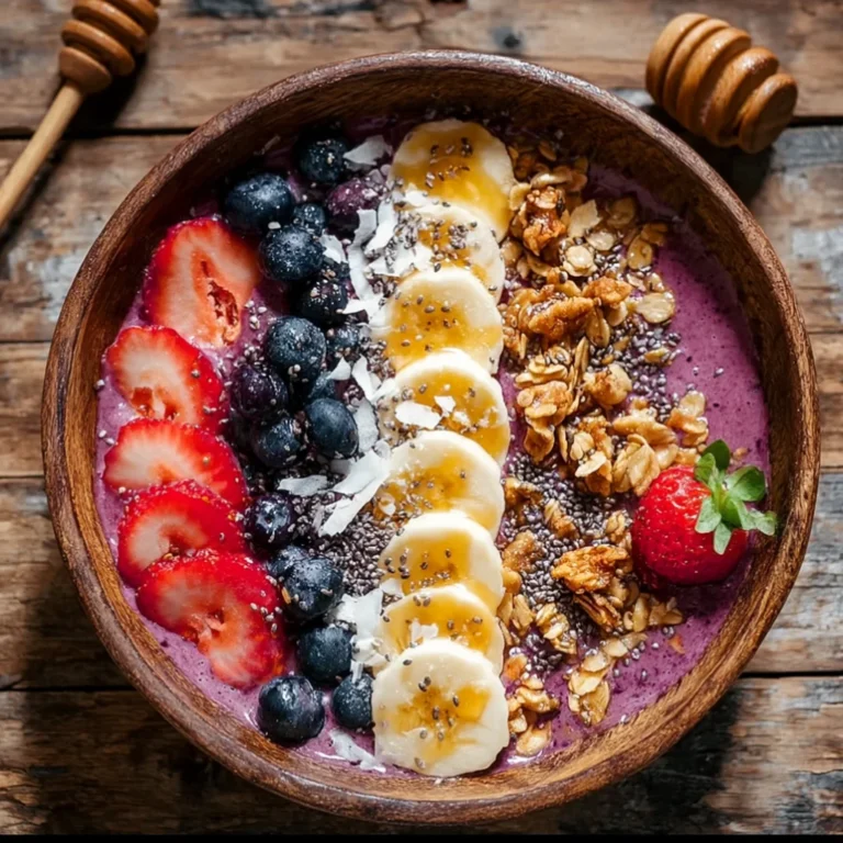 Homemade Acai Smoothie Bowl