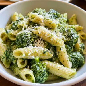 Pasta with Spinach Sauce