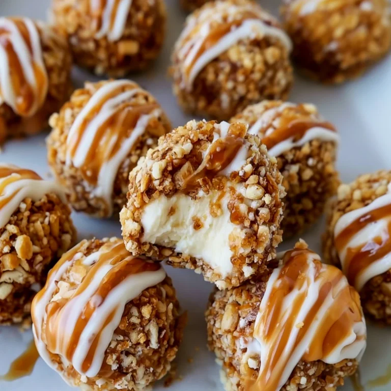 Salted Caramel Pretzel Cheesecake Balls