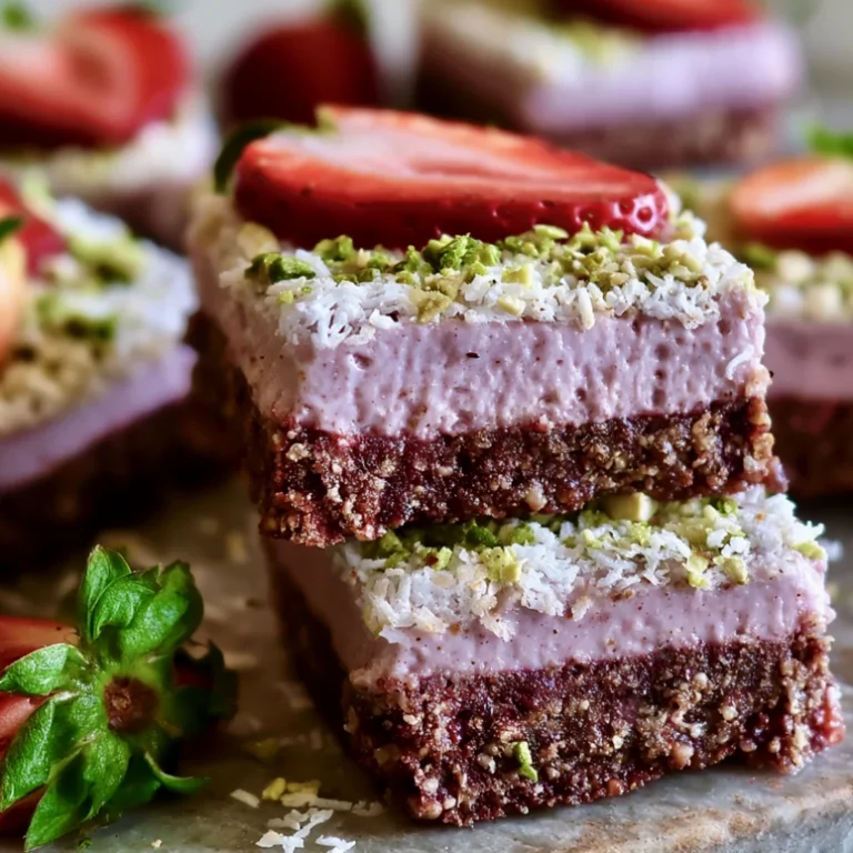 Strawberry Coconut Bars