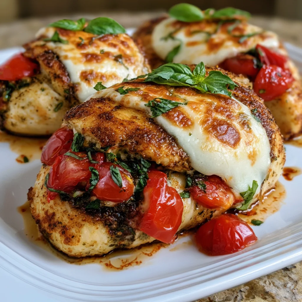 Caprese Stuffed Chicken