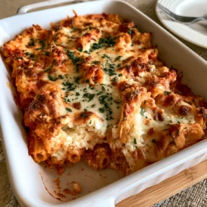Cottage Cheese Baked Ziti