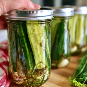 Homemade Refrigerator Dill Pickles